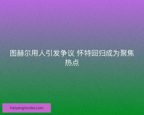 图赫尔用人引发争议 怀特回归成为聚焦热点 图赫尔用人引发争议 怀特回归成为聚焦热点