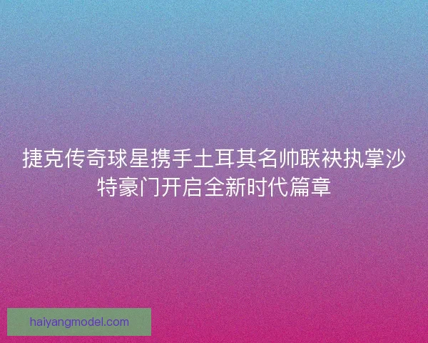 捷克传奇球星携手土耳其名帅联袂执掌沙特豪门开启全新时代篇章